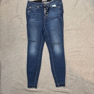 Torrid Dark Blue Skinny Jeans